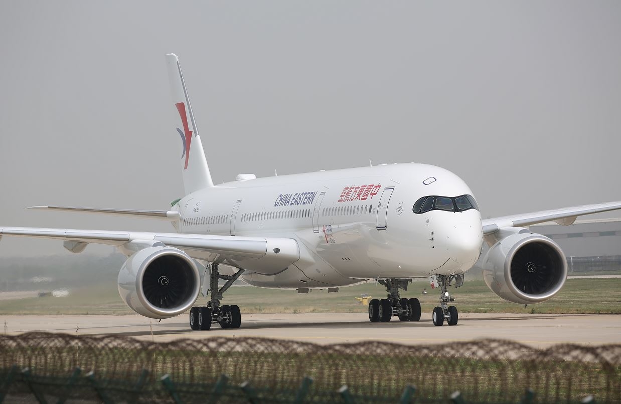 多图：里程碑！首架由中国交付的A350抵达天津